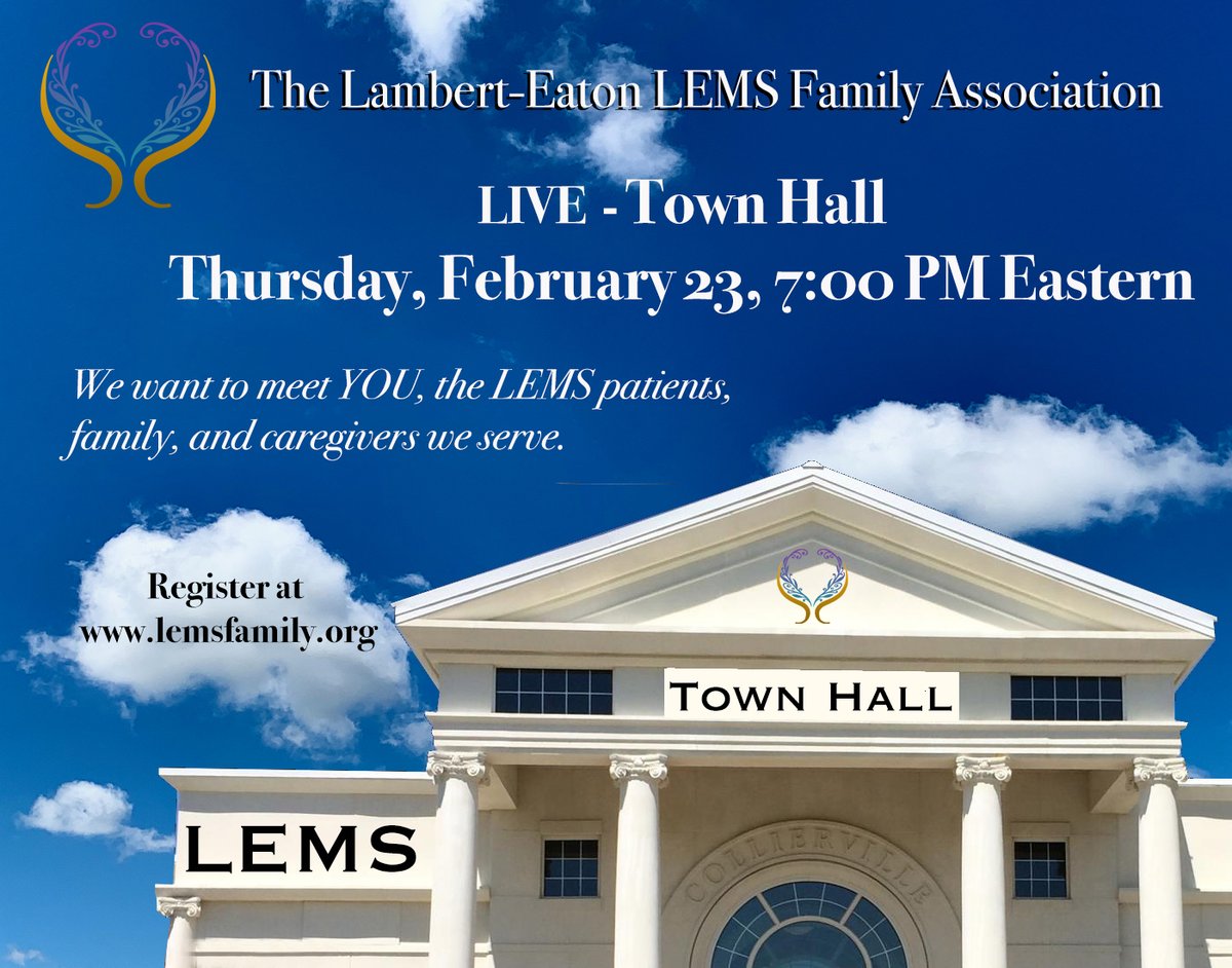The Lambert-Eaton LEMS Family Association tweet media