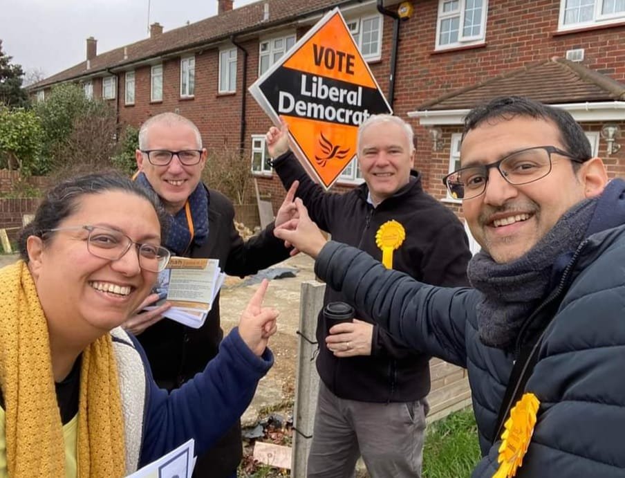jnsweeneytweets's tweet photo. @LondonLibDems need to lend a hand to @CShah1000 in #hestonwest. Polling March 9th . Good response today again with @HinaBokhariLD @AndrewBolton4 https://t.co/eMJQ6lkNpE