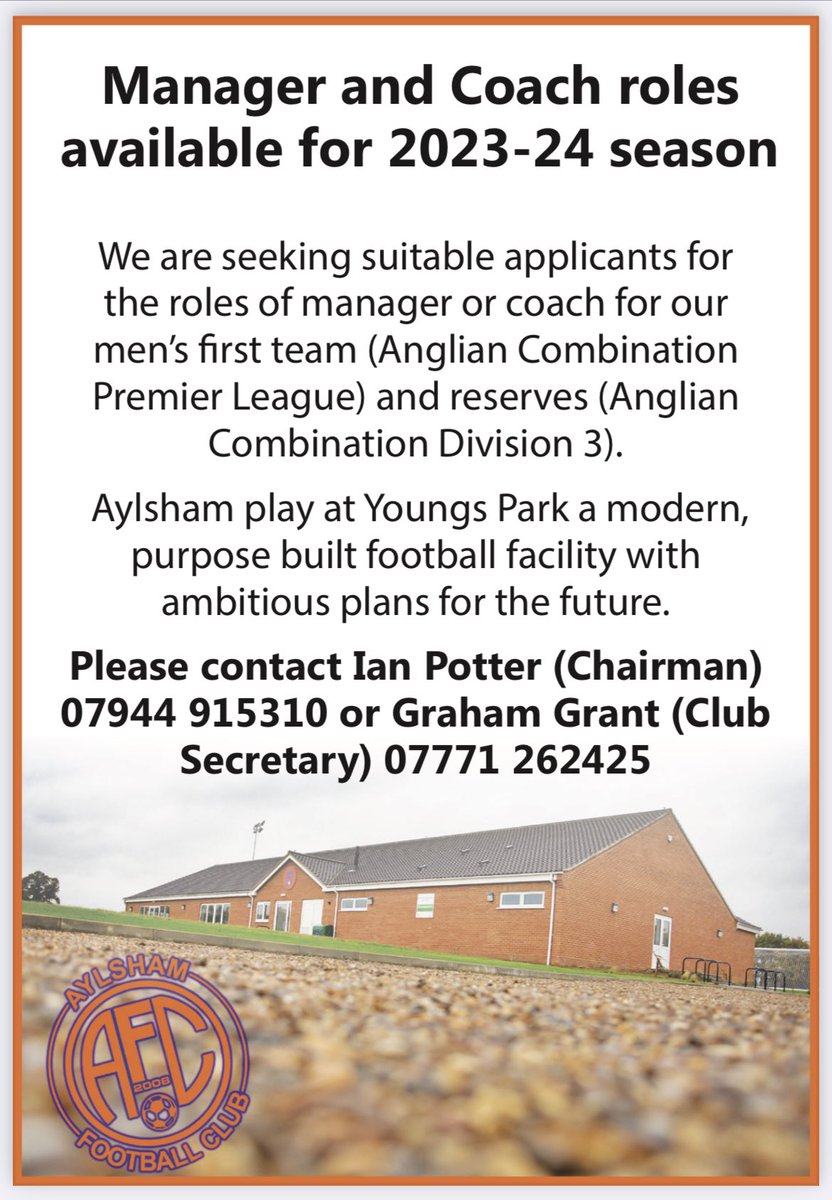 aylsham_fc's tweet photo. ⚽️ https://t.co/j44HFNFZYa