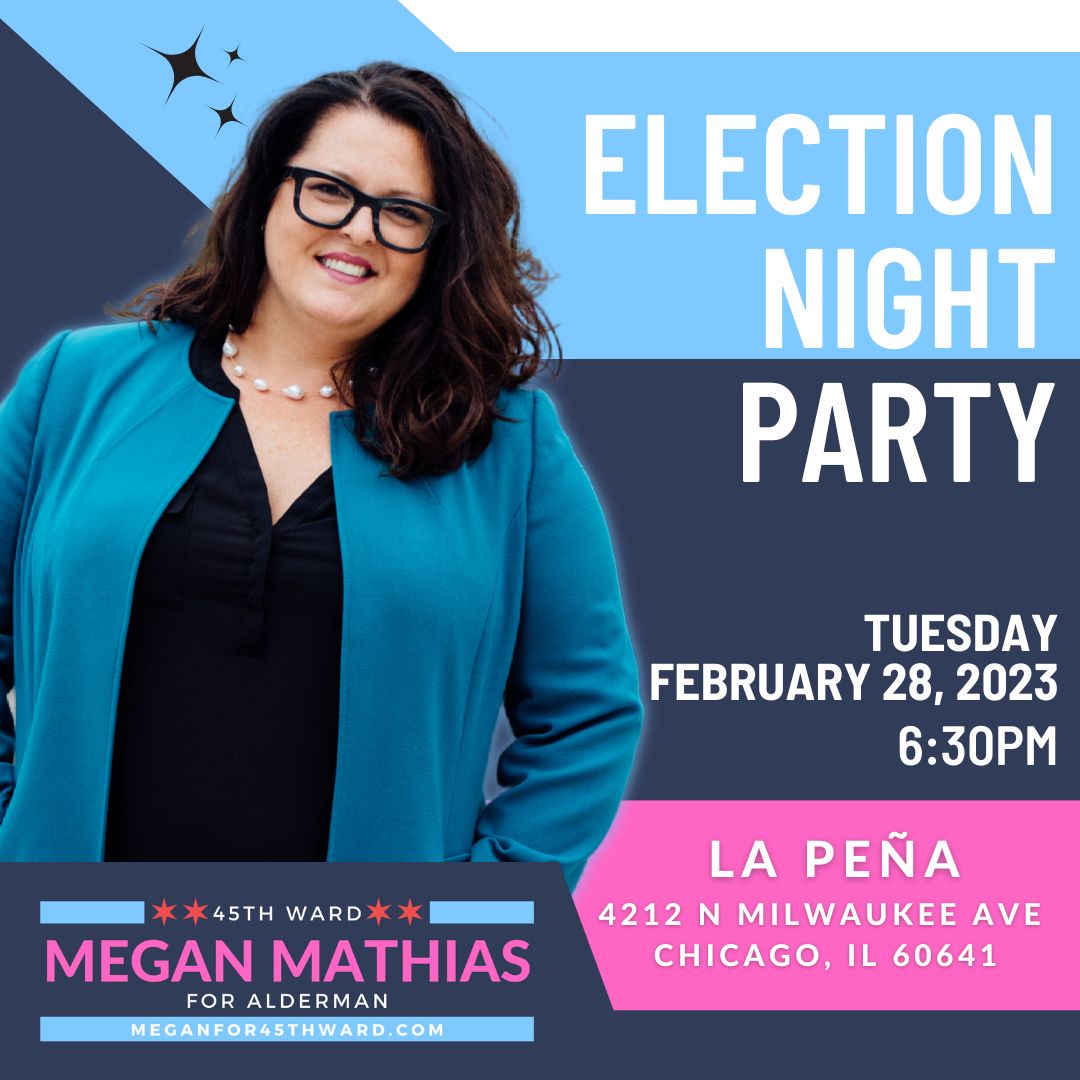 meganfor45th's tweet photo. One week left until the election! 📆 Come join me for an Election Night Party! We'll gather together to watch the results come in from all over the city.
Register through our 🔗in bio!
#Election #MM45 #Meganfor45thWard #ChicagoAlderman https://t.co/JtP3TYlsEd