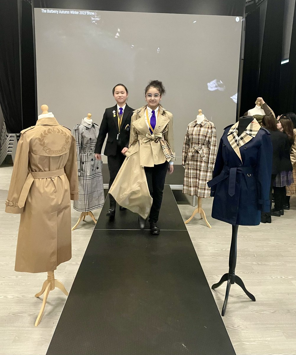 TrinityAcademyL's tweet image. Thank you @Burberry for a phenomenal experience! #fashion #textiles #Involve 💜🌟 @TAL_ADT