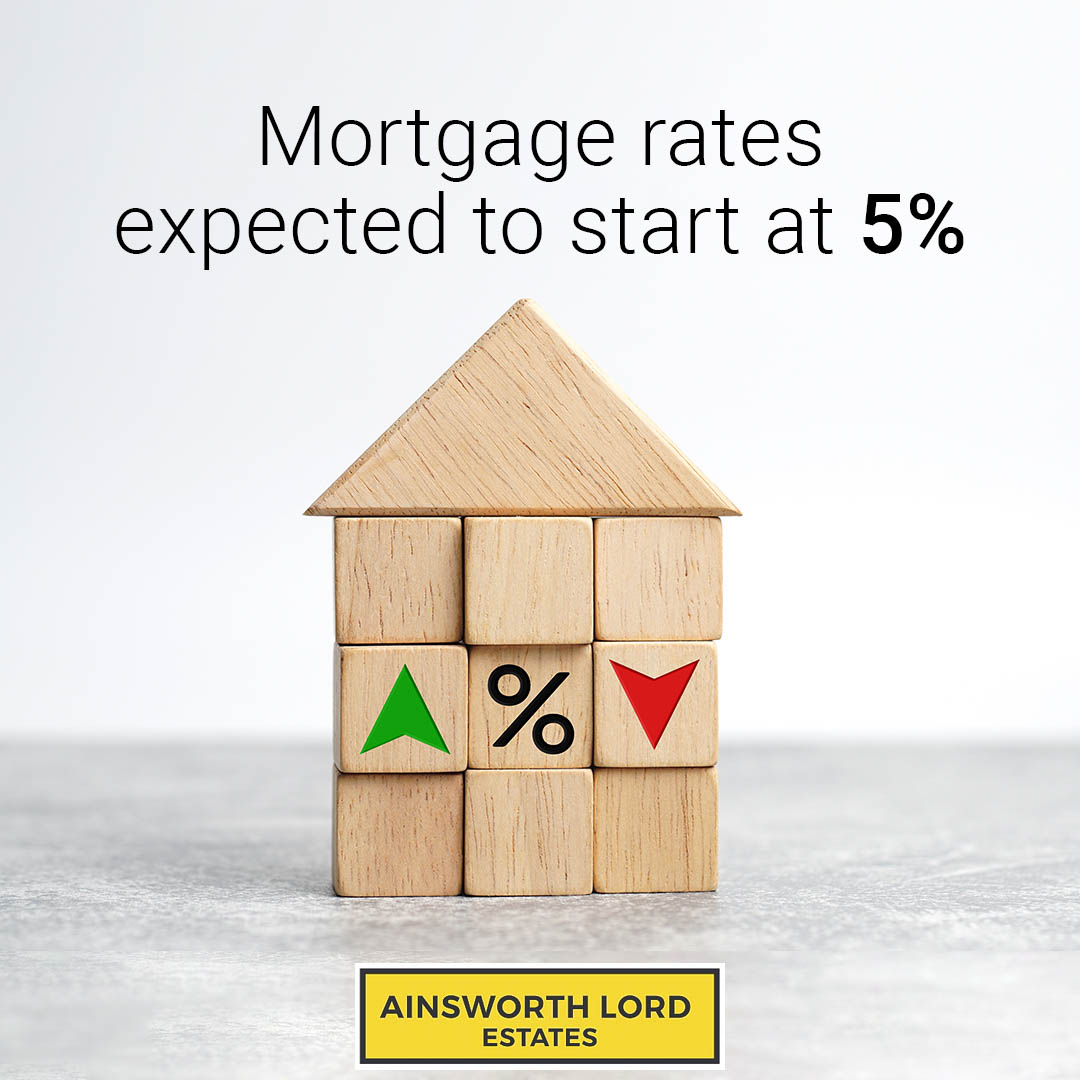 *Mortgage rates are expected to start 2023 at 5%.

Take a look at our website to get your property journey started : ainsworthlordestates.com

Or get in touch for a chat today : ainsworthlordestates.com/contact-us/

*Property Reporter