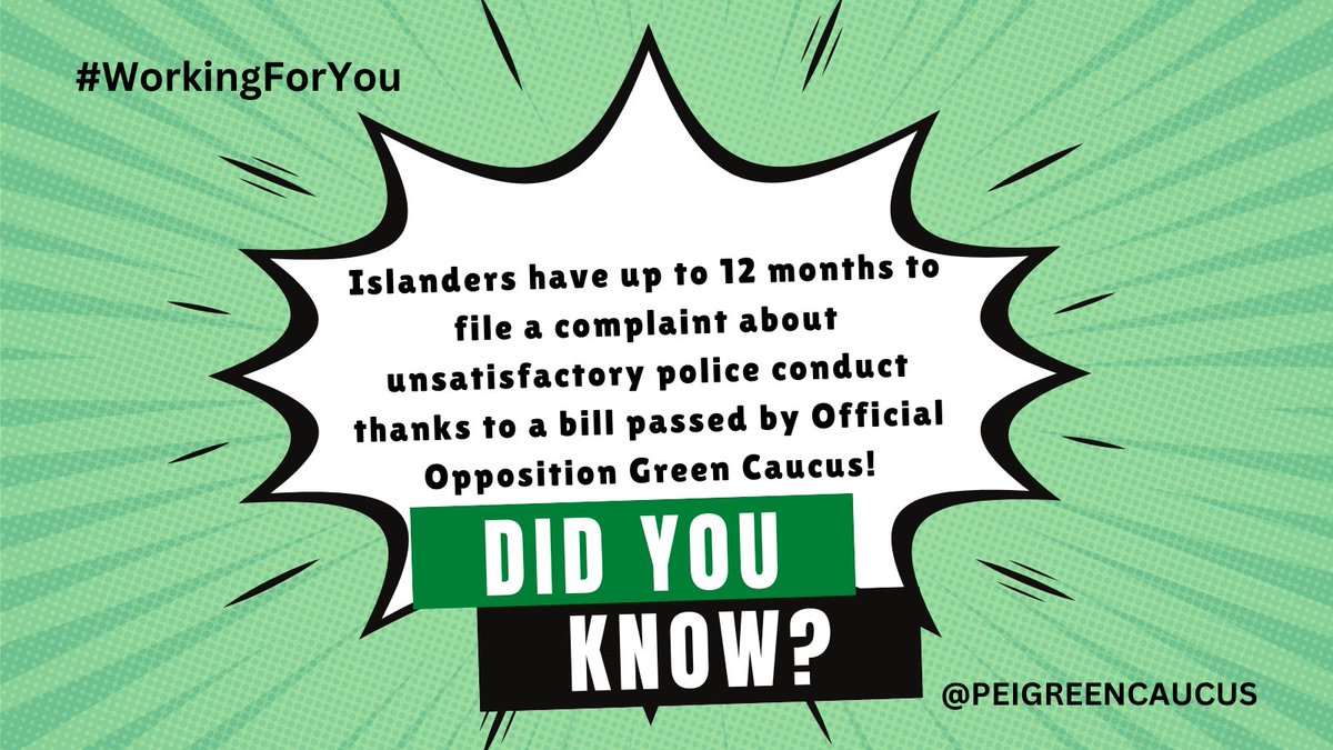 PEI Green Caucus tweet media