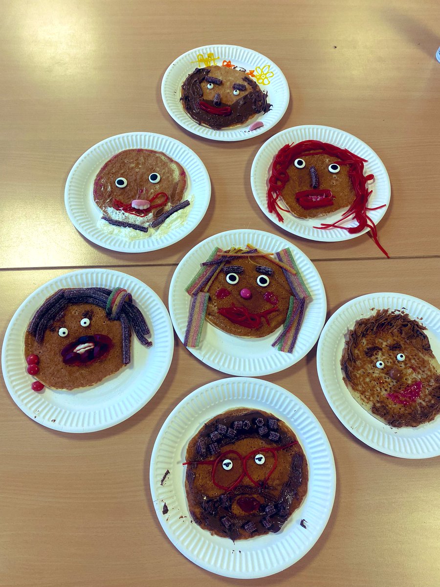 It was Pancake Portraits for the Science Dept today, can you guess who is who?