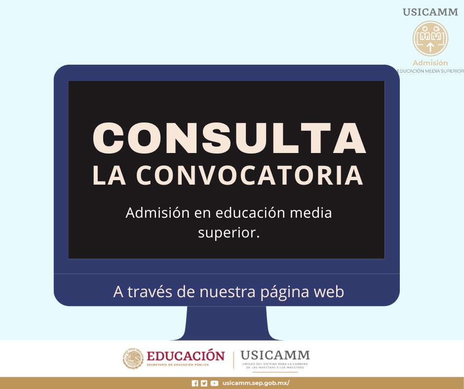 USICAMM_OFICIAL's tweet photo. 🧐Consulta la convocatoria de admisión en educación media superior, ciclo escolar 2023-2024.  

🔗: https://t.co/0JXGQsudpt 

 💻 Y ya puedes realizar el curso del manejo y dominio del lenguaje y la cultura digital en el siguiente link: https://t.co/YfRdsrAEHX https://t.co/y3jvjdpiRI