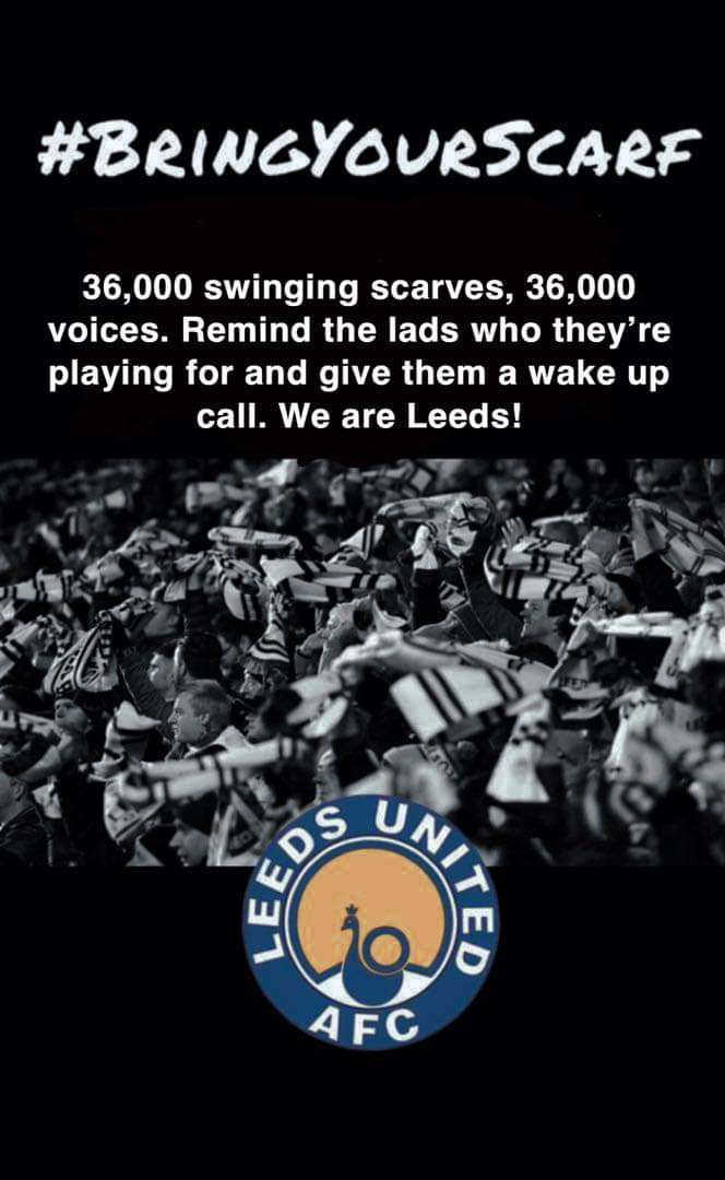 Charliebop33's tweet photo. #BringYourScarf #ALAW #ACAW #LeedsUnited #LUFC #cheesewedge https://t.co/7zGxRXTKu8