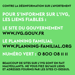 nombrelvg's tweet photo. #ivg #avortements 

https://t.co/0NYu5BnoGU

OUI à l'ivg libre, gratuite et pour tou-te-s. https://t.co/AXcvyEuoeD