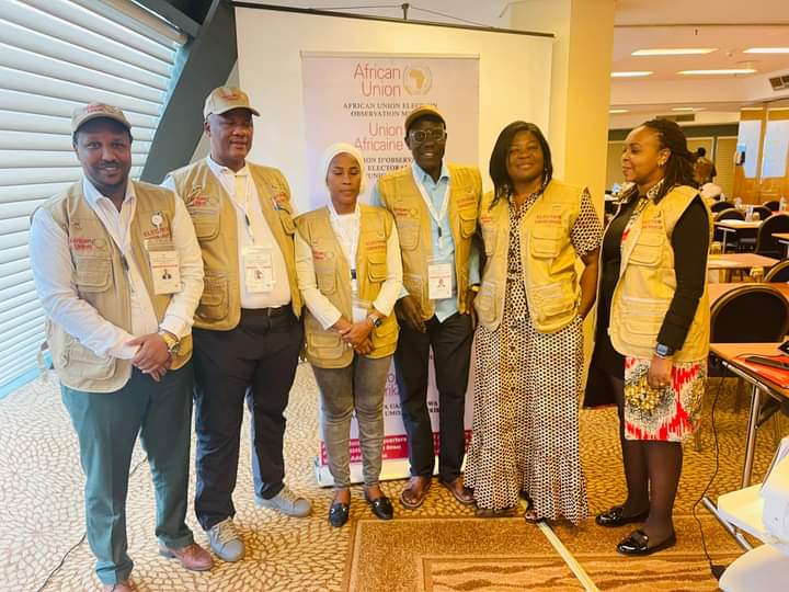 AbdiazizMuwadin's tweet photo. Day2/
Our 2nd day of AFrican Union election observers orientation and briefing program ahead of the 25 February 2023 General Elections in the Federal Republic of Nigeria. 
I had an opportunity to interact mission team from members of Pan-African Parliament to share experiences. https://t.co/JwRvJ3baOf