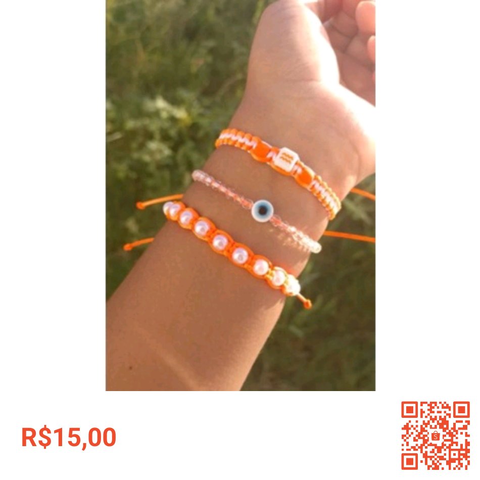 Confira Pulseira de aquário laranja por R$15,00. Encontre na Shopee agora! #ShopeeBR