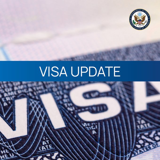 Visa Update text graphic