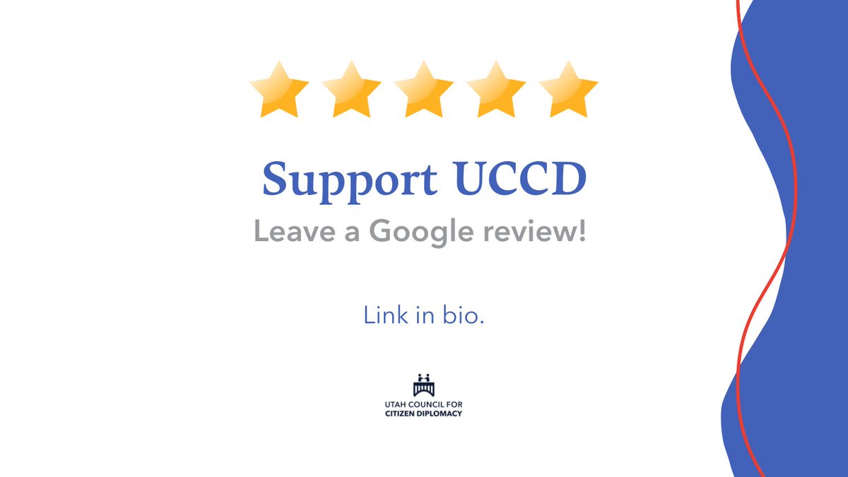 Got 5 minutes?

Help UCCD by leaving a Google review!

Reviews help us show up in searches and get our message &amp; programs out to Utah and the world! Photos or stories of your time with our organization are always appreciated. 

Review us at at lnkd.in/gte4MZ23.
