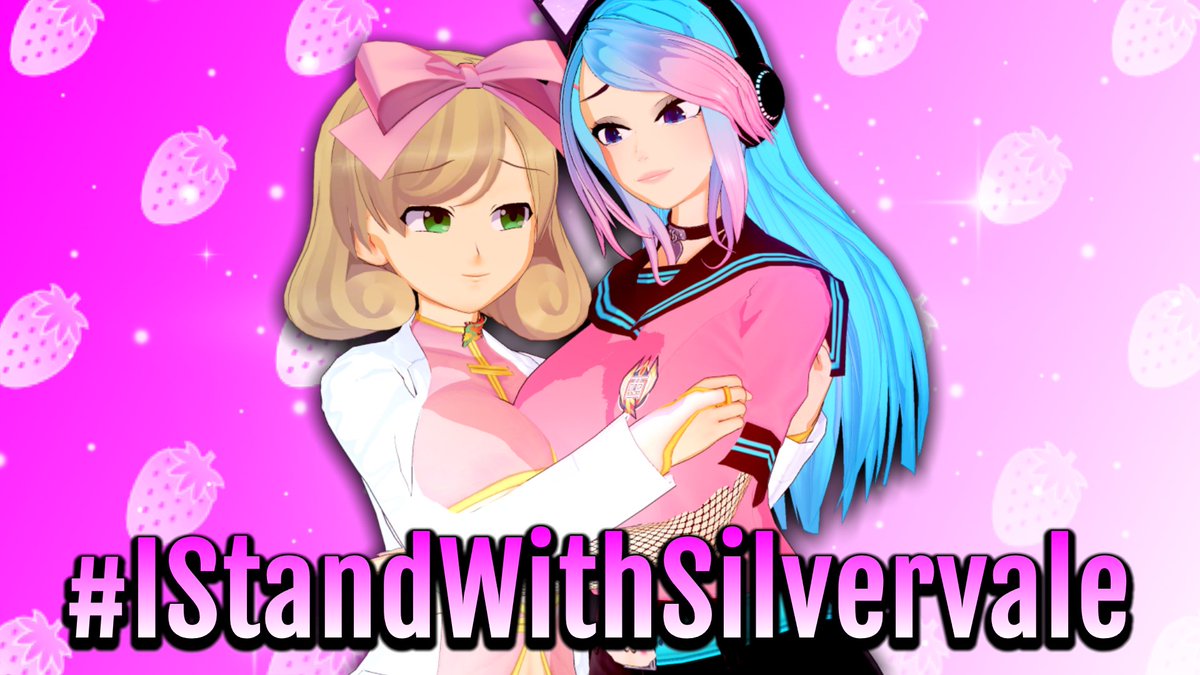 If I haven't made it clear yesterday, I stand with @_Silvervale_ Was made and created by my editor and boyfriend @potato_hedgehog 🥰

#istandwithsilvervale #IStandWithSilver #RiseAboveHate #VtuberUprsing #VtubersEN #Vtubers #VTubersAreStillWatching #BeHumbleandKind