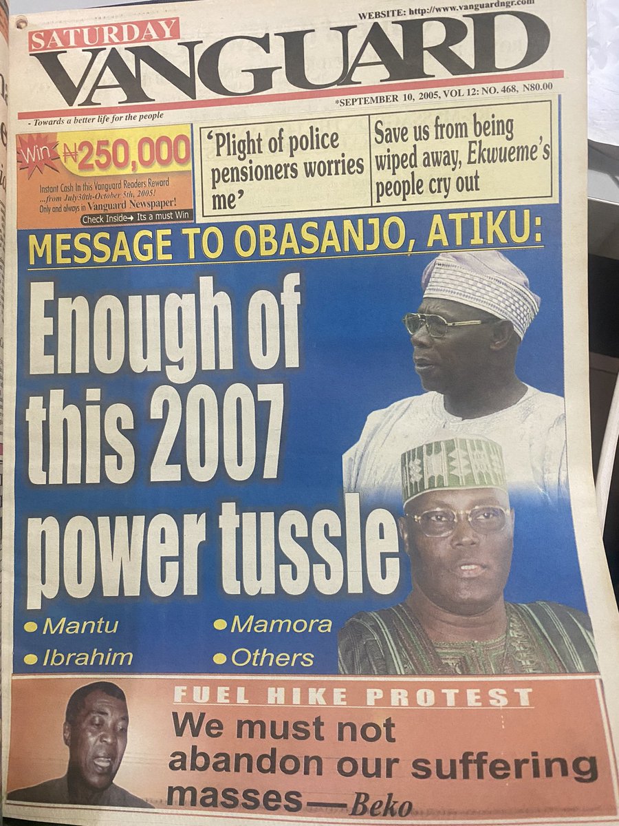TheresaTekenah's tweet photo. When Asiwaju Tinubu said he and Kashim Shettima will not fight in Wuse market like Obasanjo and Atiku, this is what he meant👇. May Nigeria never again experience such toxic &amp; unhealthy leadership.

#PDPNeverAgain 
#RejectPDP https://t.co/JmSuDkd7gu