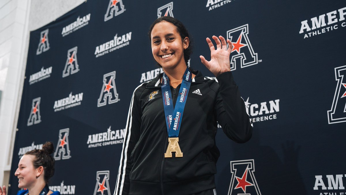 FIUSwimDive's tweet photo. The Ladies were EXCELLENT at the Conference Champions!

So excellent we weren't able to cover all the accomplishments and accolades!

So today we are kicking off #DidYouKnow @American_Conf Championship Edition with ...

FIU won the most🥇s  of any team at the competition with 8⃣! https://t.co/Ipxj01wUwp
