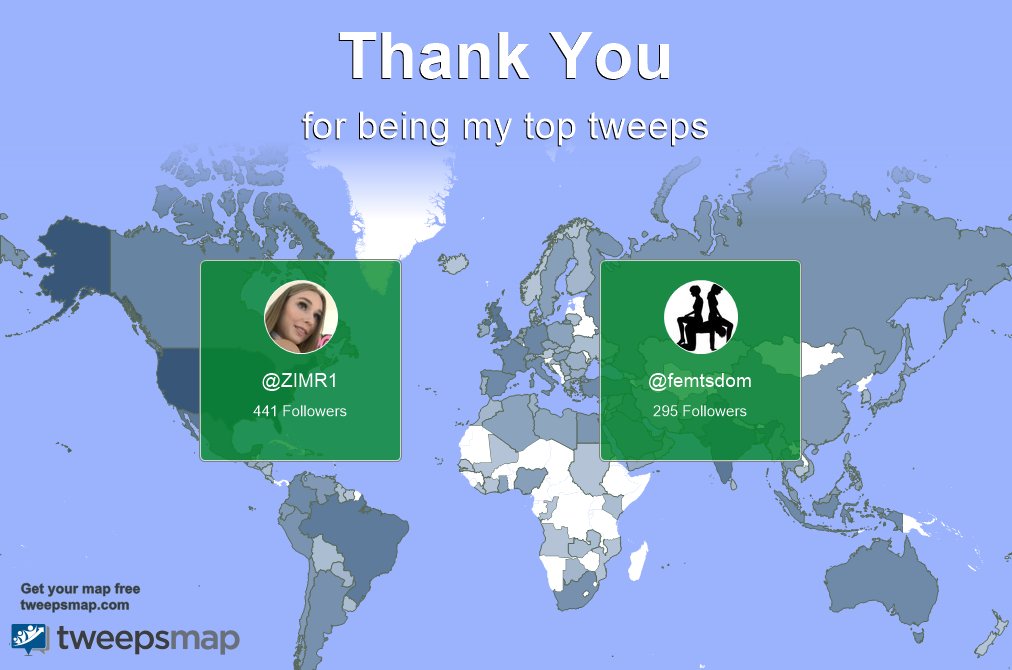 Special thanks to my top new tweeps this week <a href="/ZIMR1/">ZIMR</a>, <a href="/femtsdom/">femtsdom</a>