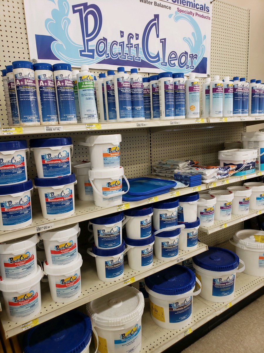 Stones_Near_You's tweet photo. Time to start thinking about treating your pool! Pool chemicals can be purchased at most of our Stone's stores, as shown in our Quitman, GA store. Contact your nearest Stone's Home Centers for pricing and availability.
#stoneshomecenters #quitmanga #poolchemicals #pool #spring https://t.co/k085TtgFpT