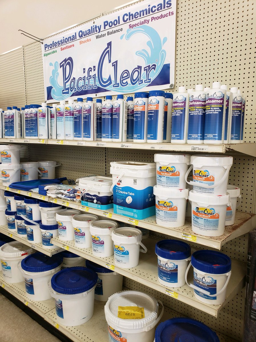 Stones_Near_You's tweet photo. Time to start thinking about treating your pool! Pool chemicals can be purchased at most of our Stone's stores, as shown in our Quitman, GA store. Contact your nearest Stone's Home Centers for pricing and availability.
#stoneshomecenters #quitmanga #poolchemicals #pool #spring https://t.co/k085TtgFpT
