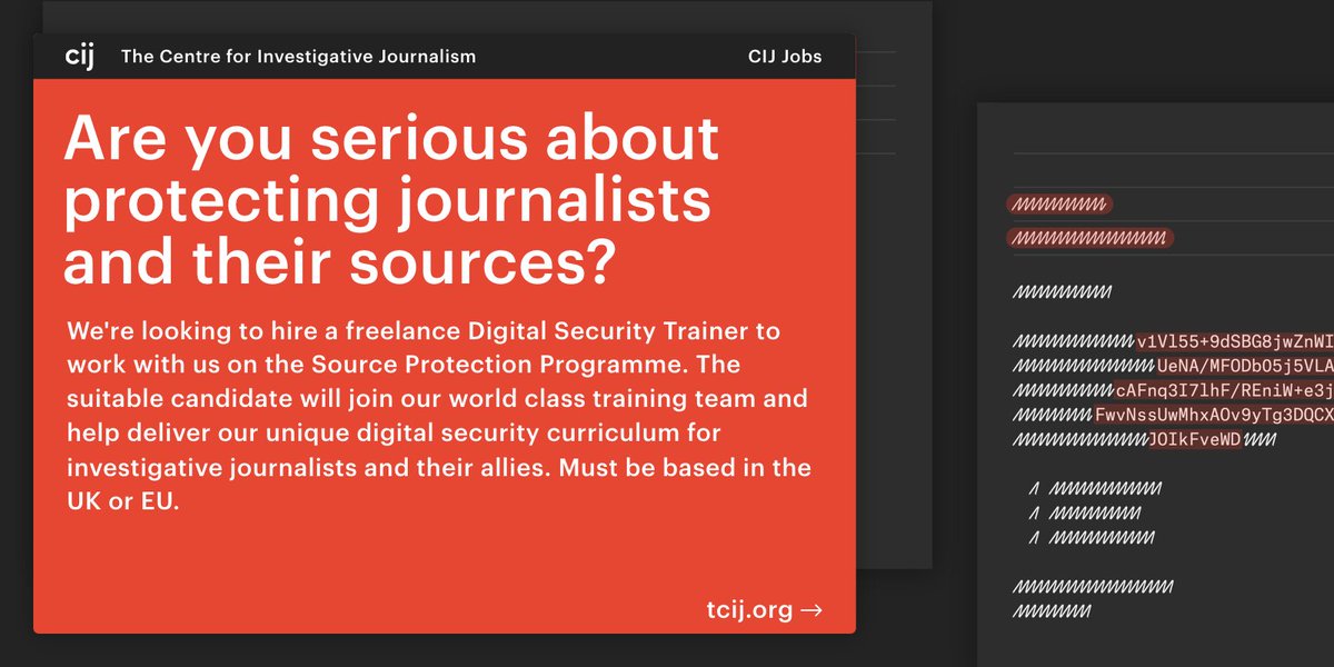 The Centre for Investigative Journalism tweet media