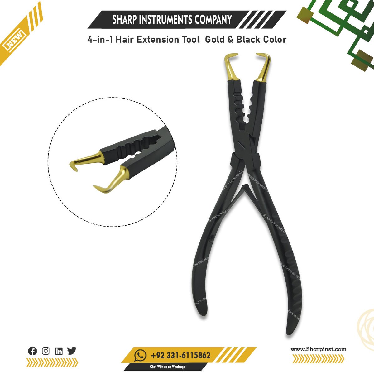 HairKits's tweet image. 4 In 1 Hair Extensions Pliers Gold &amp;amp; Black.
#sharpinst #extensions #colorists #colorfulcare #colouringhair #ombréhair #dimensionalcolor #rootmelt #dimension #darkhair #hairstyle #makeover #hairmakeover #brunettefoilayage #haarverlengingen #hairextensions #verlengingen #extensions
