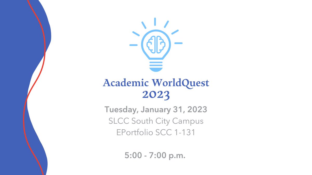 Sign up for Academic WorldQuest ends tomorrow!

If you are interested in competing against other HS students in a World Affairs trivia contest, then get ready. The competition is on Mar. 4 at the Hinckley Institute of Politics!

More details available at utahdiplomacy.org/young-diplomat….