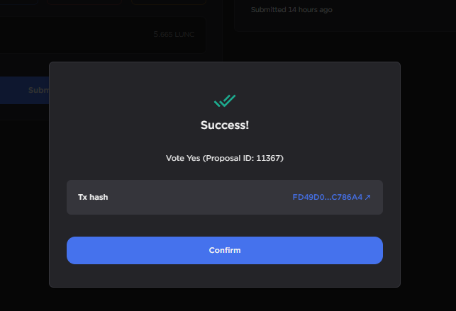 JesusMartinez's tweet photo. OUR $LUNC VALIDATOR HAS VOTED "YES" TO ELIMINATE REMINTING FROM #LUNC FOREVER &amp; RETURN #BINANCE BURNS!

RETWEET TO SPREAD THE WORD! https://t.co/tl8ncj4cES