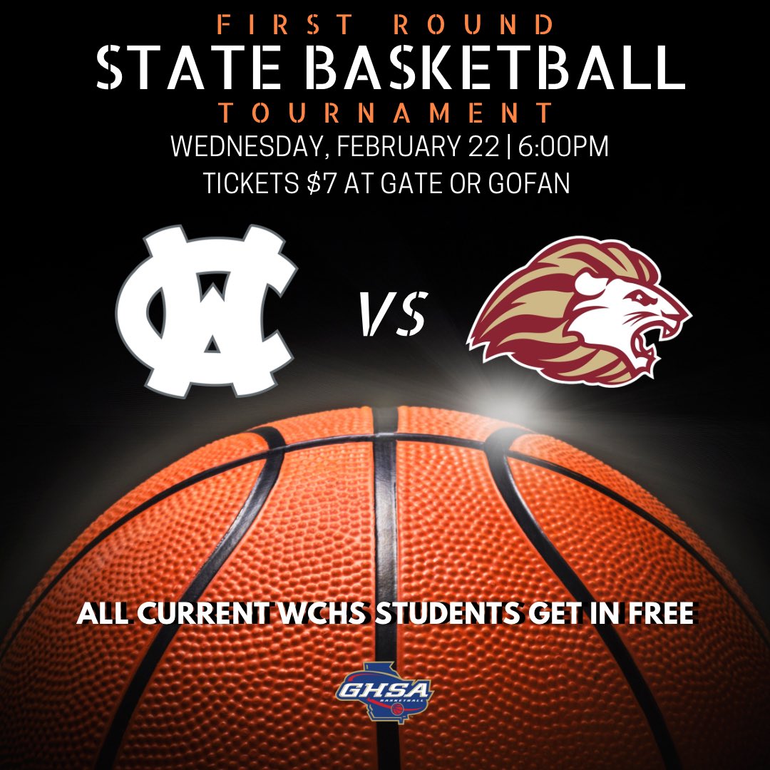 White County High School (@whitecounty_hs) on Twitter photo ๐WCHS Boys vs Hebron Christian
๐ง Wednesday 6pm
๐๏ธTickets are $7.00 @ the gate or on GoFan.
๐All current WCHS students get in free
<a href="/WCwarriorAD/">Warrior AD</a> <a href="/CoachRBailey/">Coach Robbie Bailey</a> <a href="/WCVarsityBoys/">White County Basketball</a> ๐WCHS Boys vs Hebron Christian
๐ง Wednesday 6pm
๐๏ธTickets are $7.00 @ the gate or on GoFan.
๐All current WCHS students get in free
<a href="/WCwarriorAD/">Warrior AD</a> <a href="/CoachRBailey/">Coach Robbie Bailey</a> <a href="/WCVarsityBoys/">White County Basketball</a>
