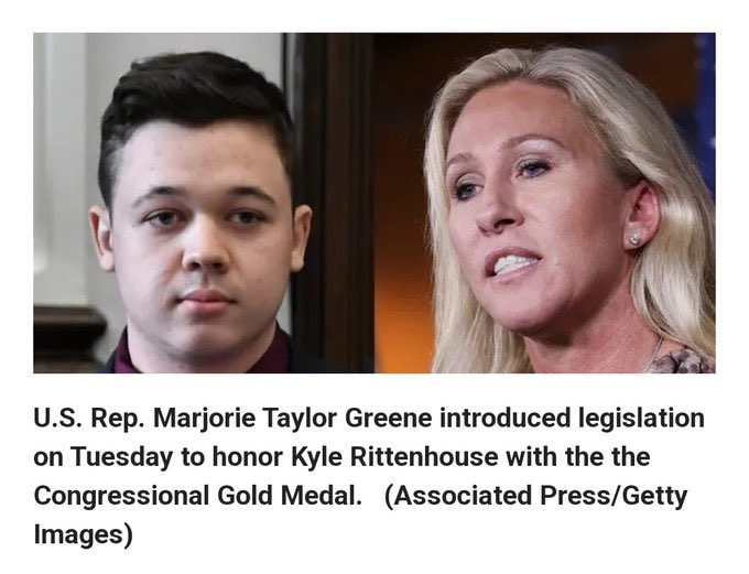 Democrats: Focused on infrastructure, insulin prices, bodily autonomy, voting rights, the environment

Republicans: Let's give a guy who killed two people a Congressional Gold Medal

These two parties are NOT the same.