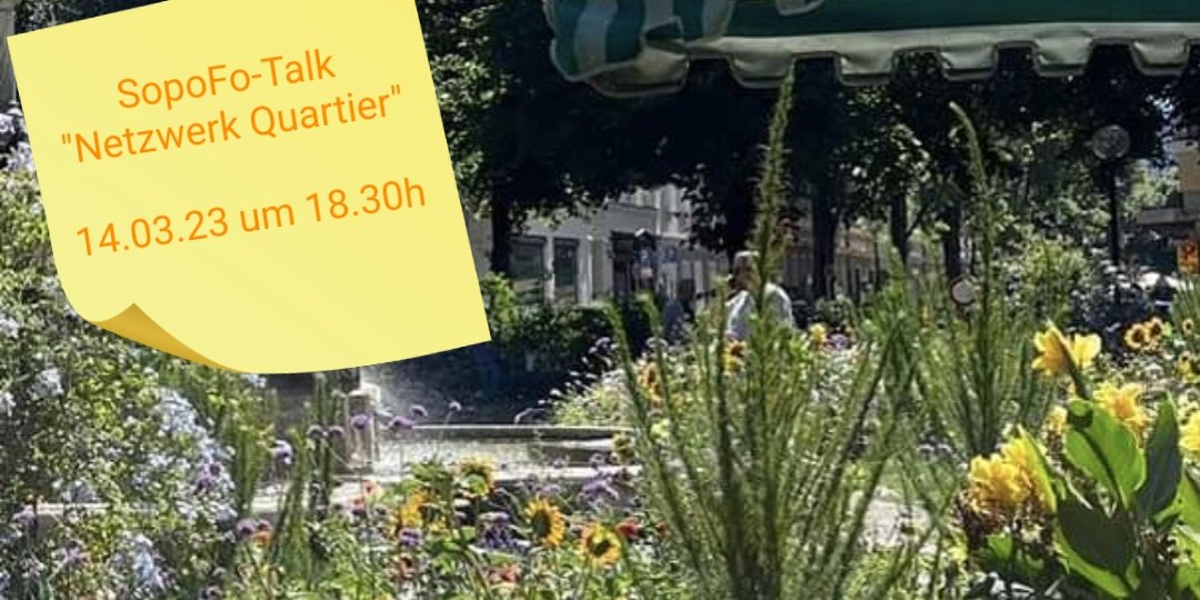 ForumMunchen's tweet photo. Herzliche Einladung zu unserem #SoPoFoTalk 
"NETZWERK QUARTIER - 
den sozialökologischen Zusammenhalt und die Teilhabe in Münchens Stadtvierteln stärken!"

14. März 2023, 18.30 Uhr in der
Landshuter Allee 40

Anmeldung: sopofo-muenchen@gmx.net

https://t.co/SzTM8NiSf6

#München https://t.co/IdoAcqeaMn