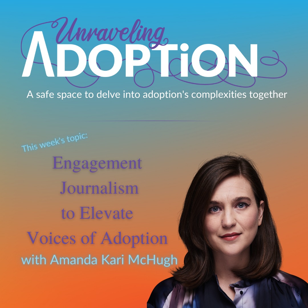 AmandaKMcHugh's tweet photo. I was a guest on this podcast last January! 
I discuss utilizing engagement journalism with adoptees and first moms to create spaces where they feel they can express themselves in a safe and authentic way. #adopteevoices #engagedj22 @newmarkjschool 

https://t.co/tvuUsWsPaW https://t.co/iIddZJLThQ