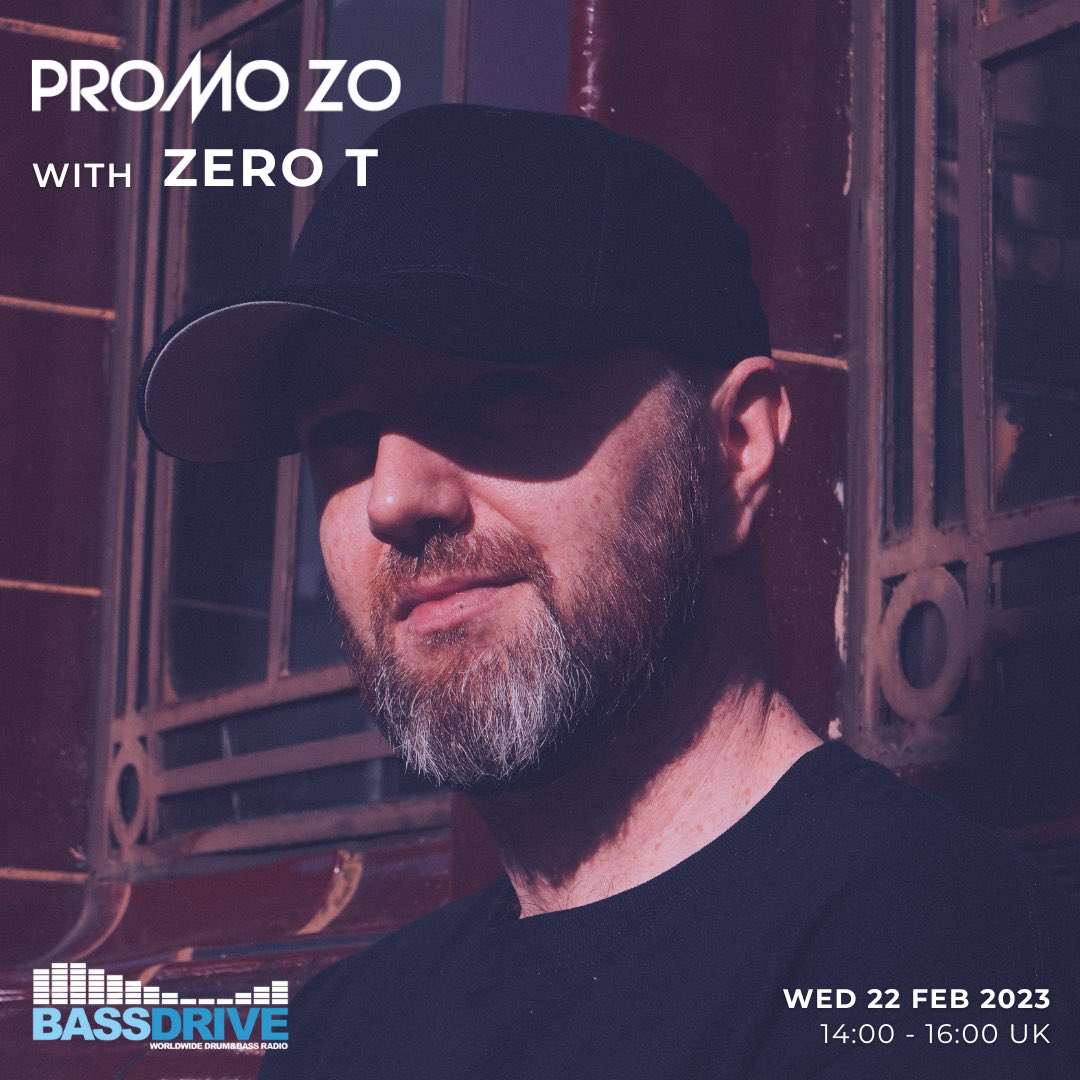 PromoZO's tweet photo. I am really excited to announce my first guest of 2023, producer, DJ and inimitable Irish Man, Zero T. 😎

Be sure to tune into Bassdrive on Wednesday 22nd February from 2-4pm UK time for the first in this guest mix series. 🚀 

#bassdriveradio #zerot #promozo https://t.co/V4cJokTzsL