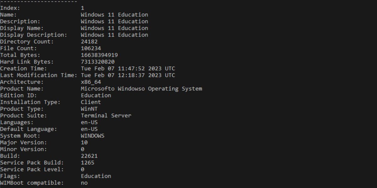 WZorNET's tweet photo. 📋INFO February 21, 2023, (#UpdatedFebruary2023) ISO's on Visual Studio Subscriptions (#VSS) formerly #MSDN
✔️Windows 11 Version #22H2, CLIENT #CONSUMER/#BUSINESS
🎯OS Build /22621.1265.ni_release_svc_prod1.230130-1717 with #KB5022845>https://t.co/7hZl2LGBau
👁️by WZT
👨💻@rgadguard https://t.co/kA1jOPmIGs