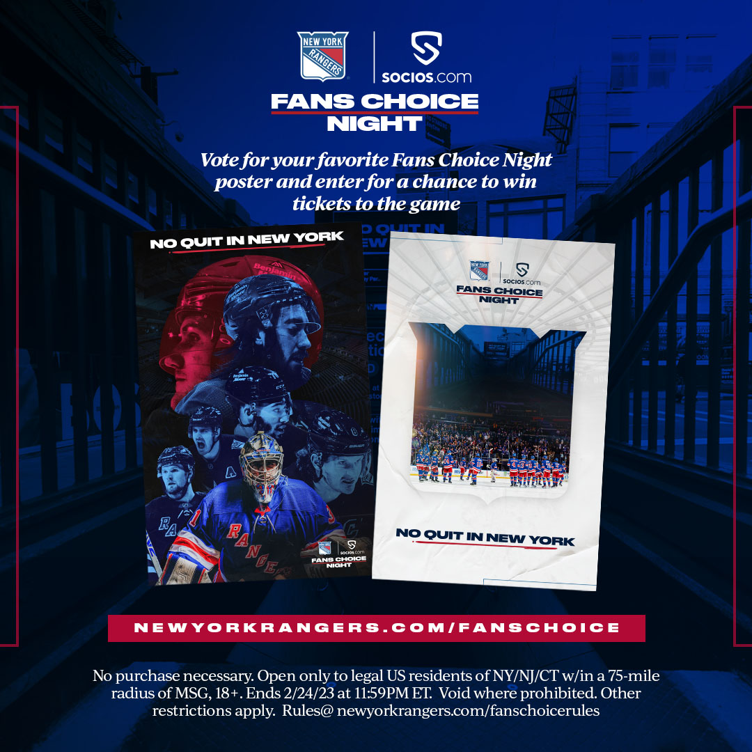 New York Rangers on X: Anyone want a chance to win some tickets