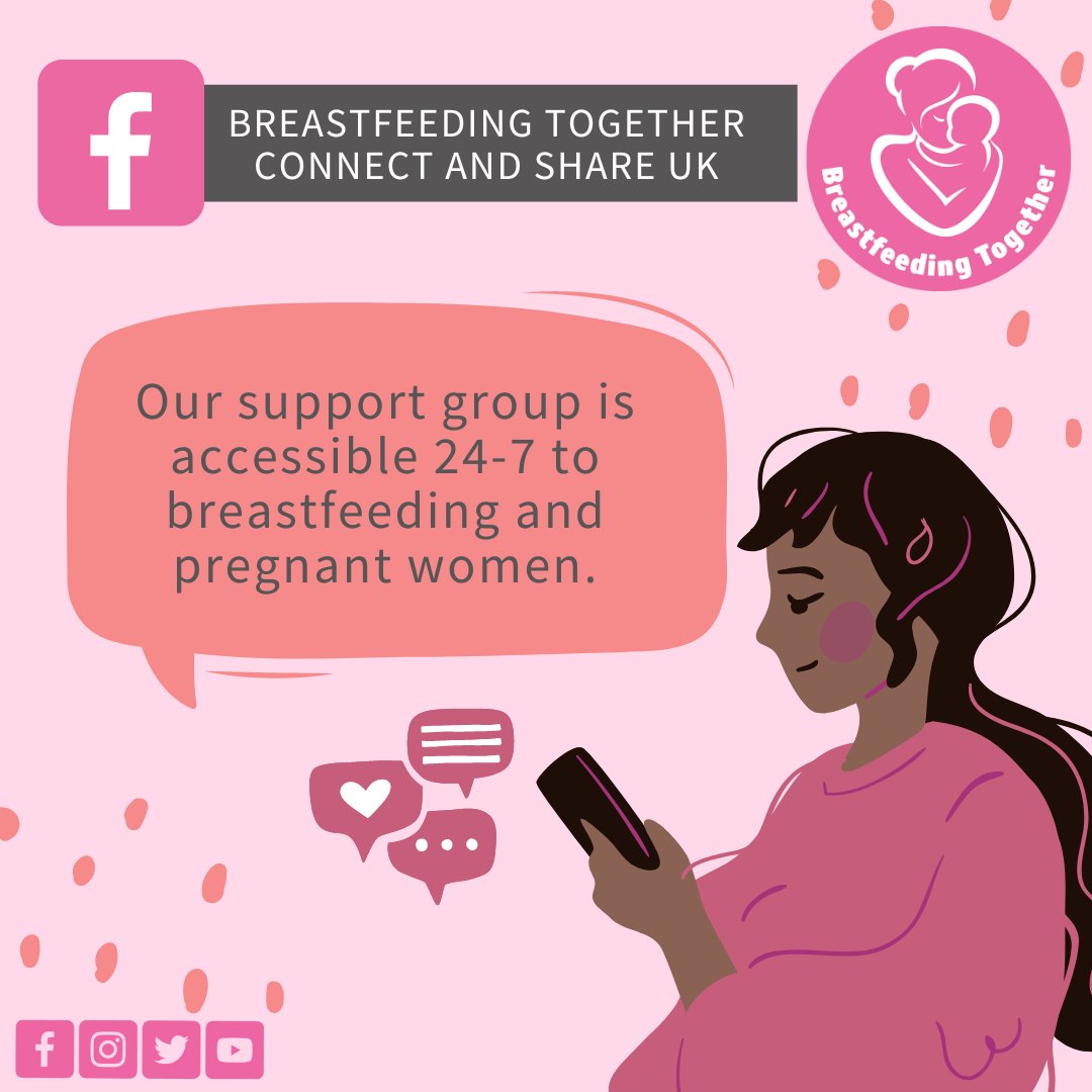 Our support group 'Breastfeeding Together Connect & Share UK' is accessible 24-7🤱🤱🤱

Find and join at- 
buff.ly/3uZfwQe  

Don't forget to answer the 3 membership questions.
🤱🤱🤱🤱🤱🤱 

#breastfeeding #expressing #pumping #breastmilk #sns #donormilk