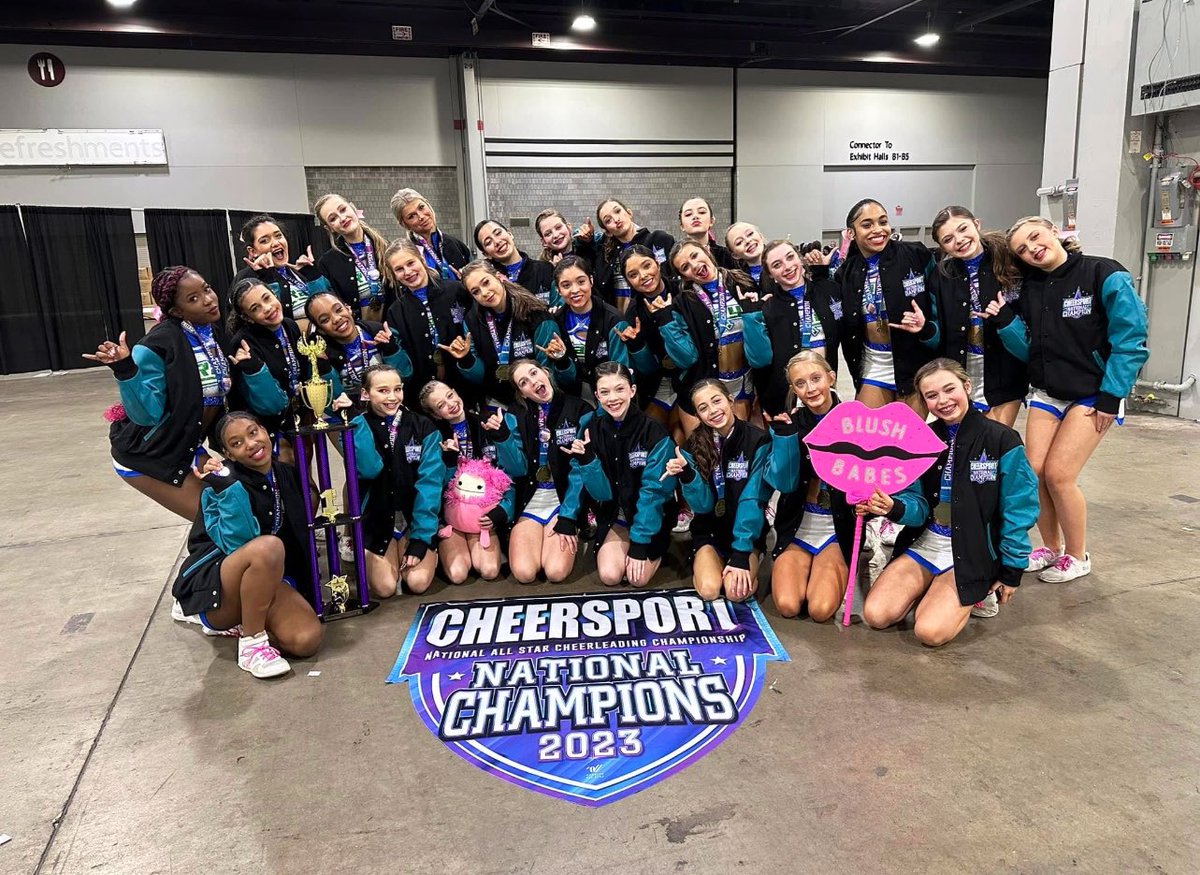2023 CHEERSPORT NATIONAL CHAMPIONS!!! 💋💙💚
