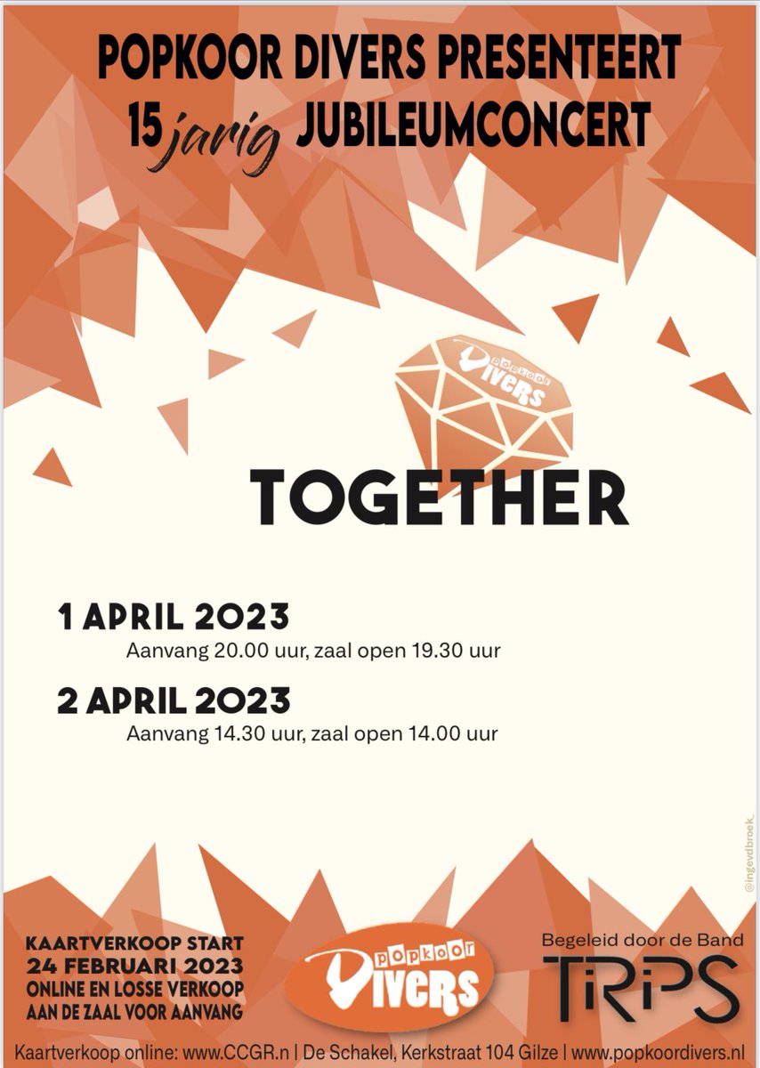 We bestaan 15 jaar! En gaan dat weer groots vieren op 1 en 2 april!