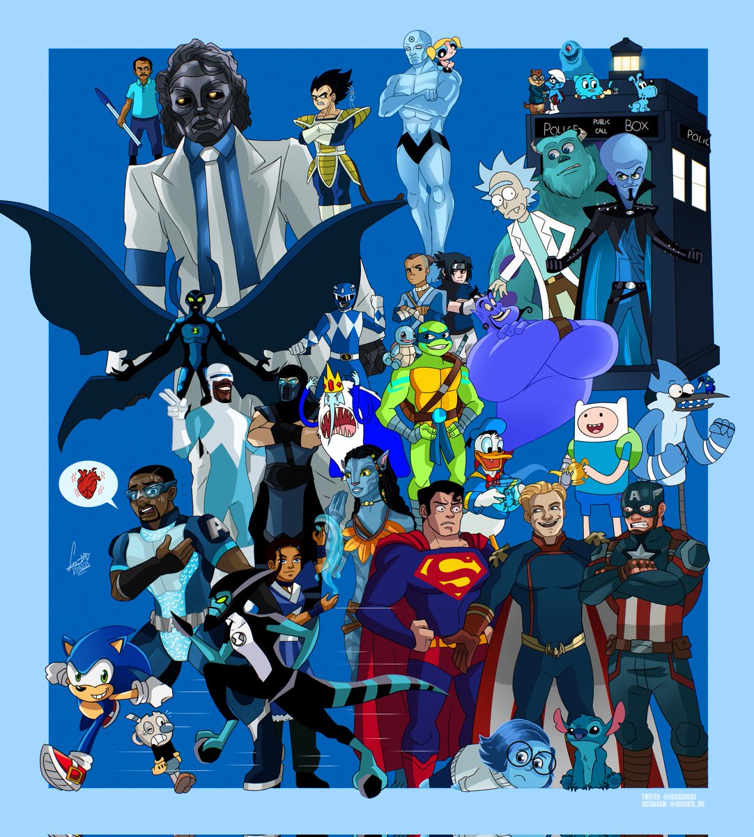 Art Hedgehog on Twitter "RT LuisGangMD And everything is Blue for