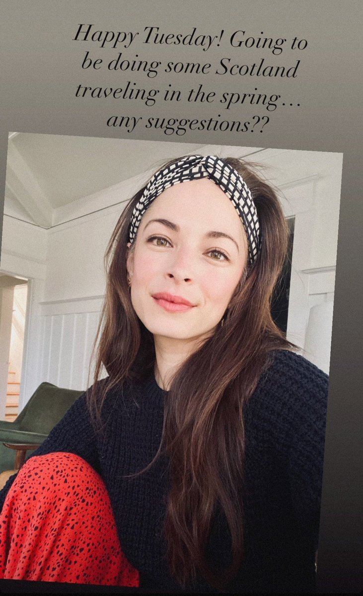 BatB_Beastie's tweet image. Repost from #KristinKreuk IG stories:
Happy Tuesday! Going to be doing some Scotland traveling in the spring... any suggetions??
#batb #Traveling #Scotland