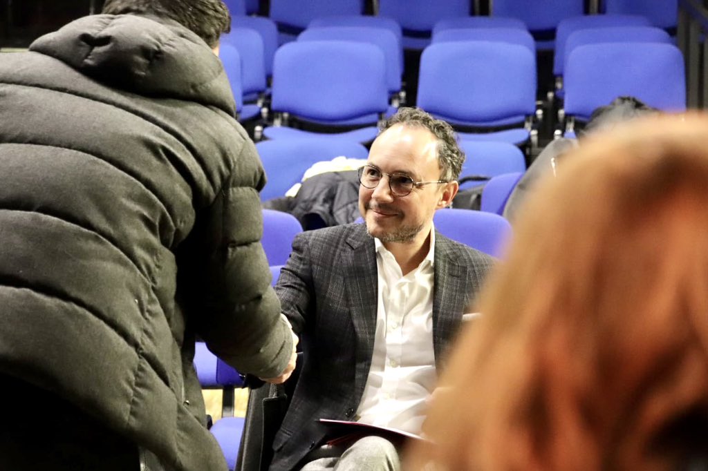 🟠☝️Aquesta tarda hem participat a la trobada organitzada per la Plataforma Sindical

➡️El cap de Govern en funcions <a href="/XavierEspot/">Xavier Espot Zamora</a>, convidat com a candidat de #Demòcrates a les #EG2023, ha escoltat les demandes dels sindicats i ha donat resposta a alguns dels neguits plantejats
