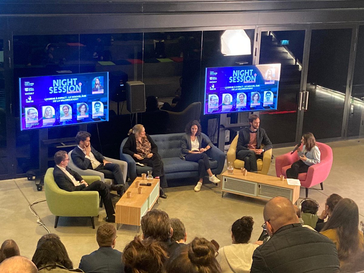 TECH FOR GOOD France (@tech_for_goodfr) on Twitter photo 🗣 "Nous sommes face à deux visions de l'économie : soit les entreprises ont comme seule responsabilité de faire de la croissance, soit elles se donnent pour mission de répondre à un enjeu social et/ou écologique" <a href="/lmehaignerie/">Laurence Méhaignerie</a>
#NightSession 🗣 "Nous sommes face à deux visions de l'économie : soit les entreprises ont comme seule responsabilité de faire de la croissance, soit elles se donnent pour mission de répondre à un enjeu social et/ou écologique" <a href="/lmehaignerie/">Laurence Méhaignerie</a>
#NightSession