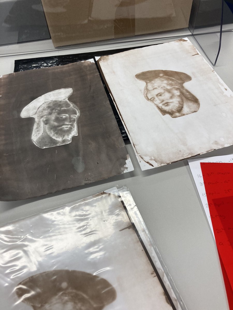 jo_gane's tweet photo. A lovely time delivering new work to @bodleianlibs today for their next exhibition and talking recreative practices with @Phillip_Rabbits for the av guide. Pleased that this work can now live with the Talbot collection, generating new knowledge about the processes. #calotype https://t.co/5UbWvdAxGO