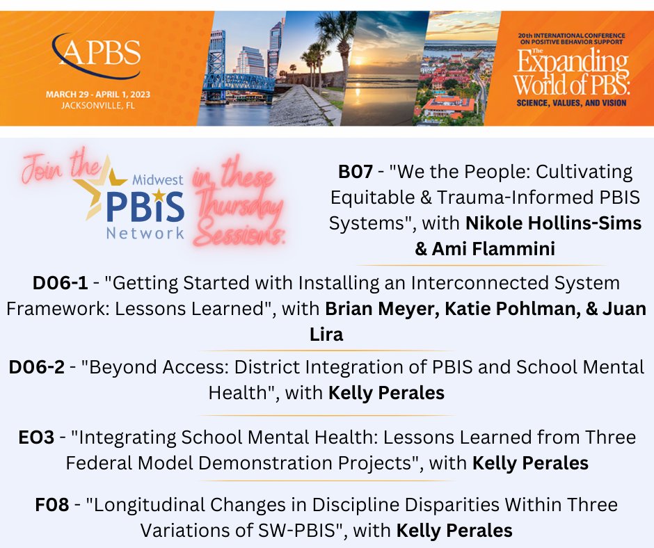 midwestpbis's tweet image. @theAPBS #APBS2023 #PBIS