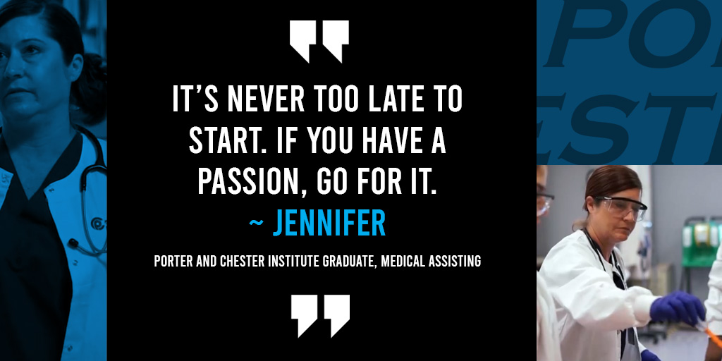 goPorterChester's tweet photo. Get the skills you need to start a new career as a Medical Assistant in as few as 10 months. Apply by March 10th to start classes next month! https://t.co/Qkf5hJWXHI https://t.co/syM108NDyp