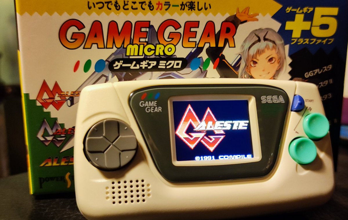 MThunderwing's tweet photo. New purchase! Special Compile shoot-em-up edition White Game Gear Micro. Some great games on this
@SEGA #GameGearMicro #Aleste https://t.co/GoXE8lxPtf