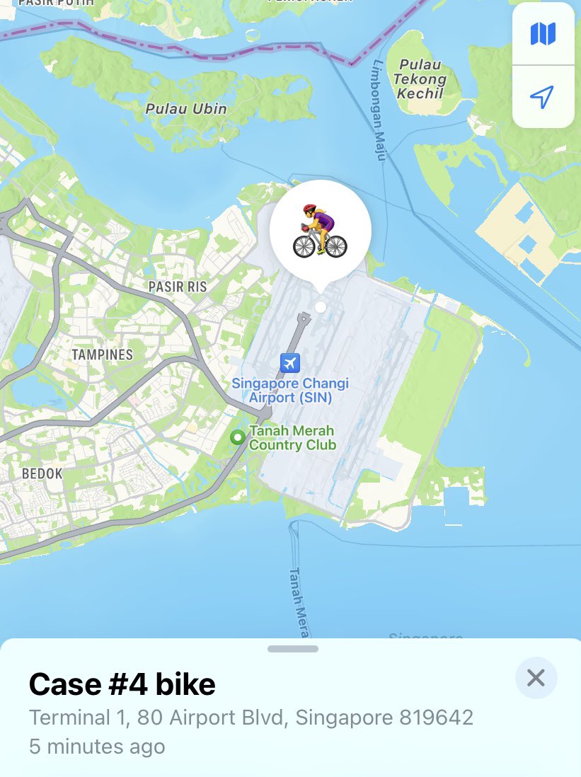 siliconcto's tweet image. Day 10: for those following the saga avidly, pleased to report that my AirTag briefly pinged in Singapore overnight so we have movement. The @Qantas baggage portal update now thinks I’ll get it back this week in CCH - a text or email would have been nice though…