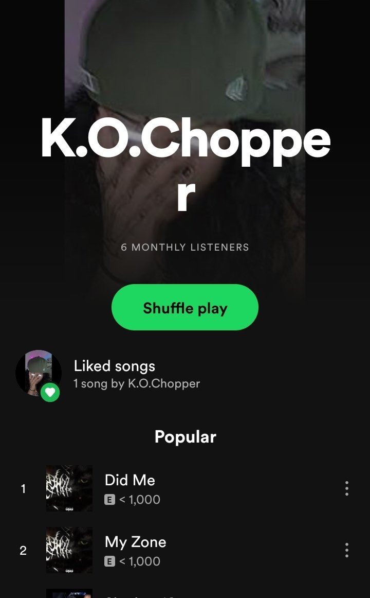 welove_chopper's tweet photo. Go follow me on Spotify link in bio #kochopper #spotfy #undground #undegroundartist #undegroundrapper #undegroundmusic #upcoming #upcomingartist #nextup #fyp #fypage #foryou #explore #viral https://t.co/FqRXkYGP5p