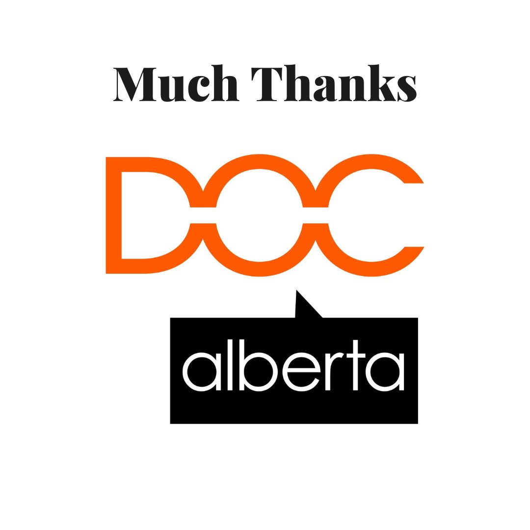 IFWC wants to give much thanks to <a href="/DOCorgAB/">DOC Alberta</a> for their support for IFWC 2023. None of this would have been possible without you!! We look forward to continue growing Alberta's documentary filmmaking community with you!

#filmfestival #ifwc #yeg #yegfilm #film #yeglocal #yegwinter