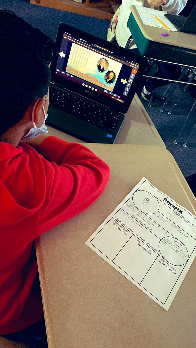 aprilperry10's tweet image. 5th grade Bulldogs using MyOn to conduct research for Biographies! #onechatham #CCSDigitalLearning @SCEBulldogs