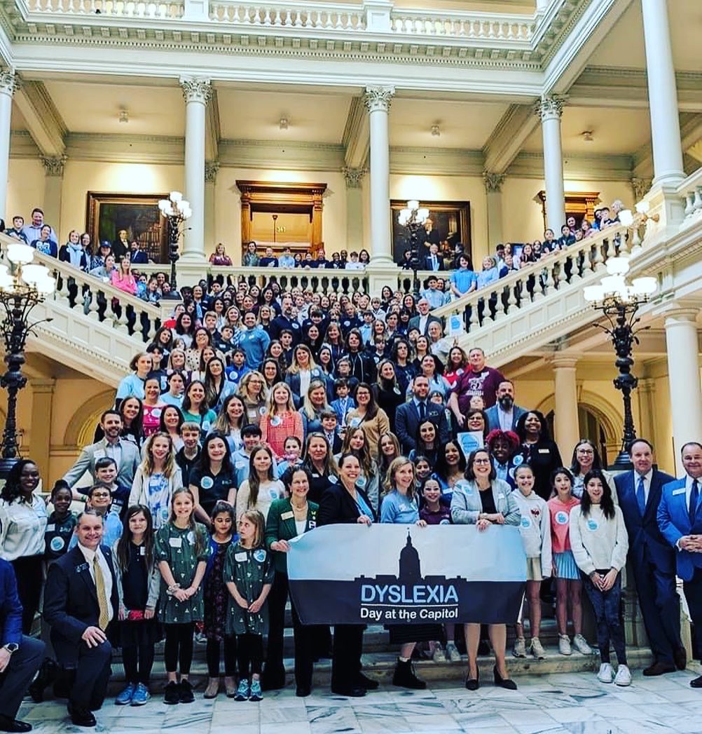 MissyPurcell's tweet image. What a GREAT day at the capital!! It was definitely a banner day!

Our message was clear: Georgia schools MUST improve reading instruction so that students with dyslexia can learn to read and thrive.

#gapol #decodingdyslexia #literacymatters #saydyslexia #DDGA #dyslexiaday2023