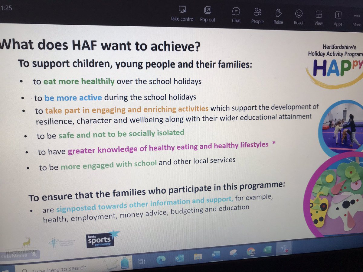 sportinherts's tweet image. We’re hosting the first of three #HAF2023 Induction workshops this evening for all Spring / Easter providers who will be delivering HAPpy funded camps across #Hertfordshire between 3rd April and 14th April.

Thanks to all the providers who have joined us tonight!