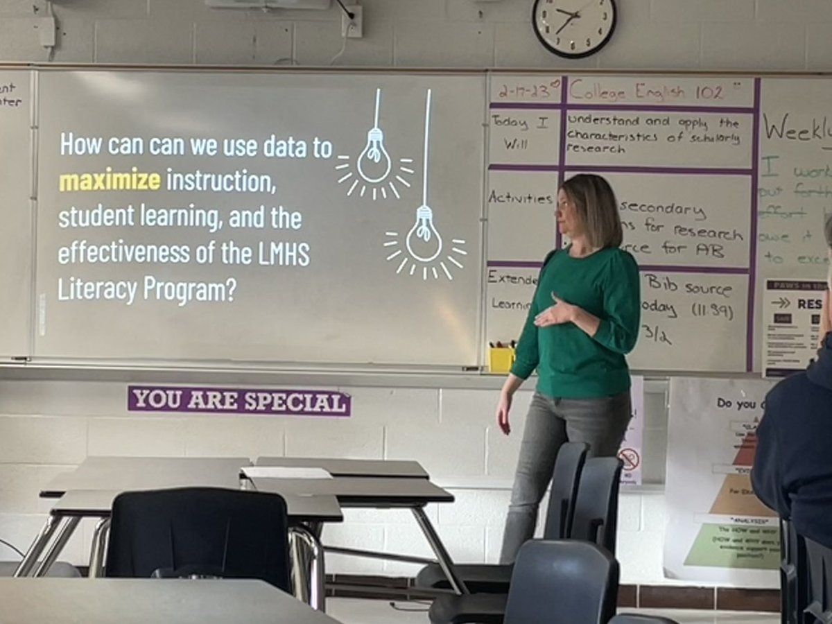 SarahCCrisp's tweet photo. Proud to help develop our growing school-wide literacy efforts @WeAreMaleHigh with Mrs. Kristin Vukmanic and our staff at Gold Day today! https://t.co/Puwt0PoxrA
